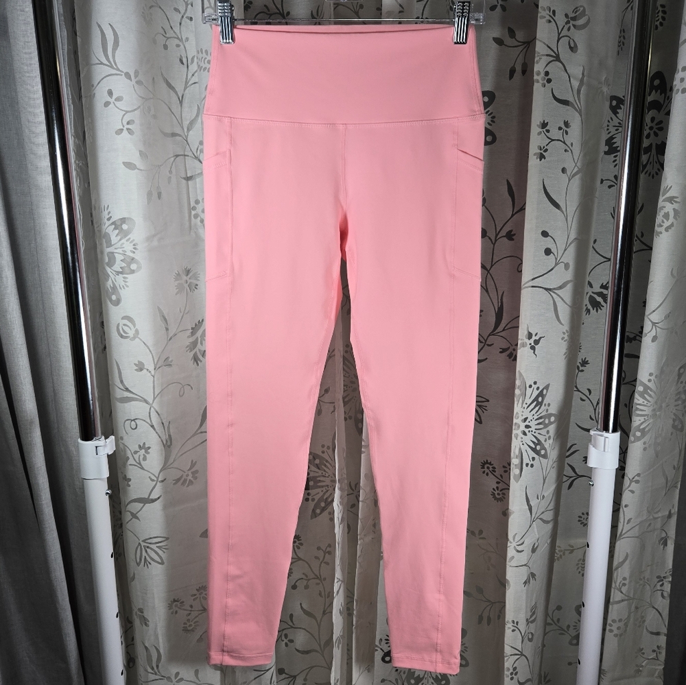 BuffBunny Barbie‎ Pink High Rise Leggings Size Medium Athleisure Activewear